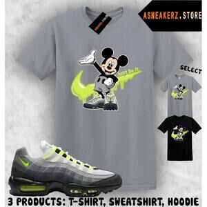 Shirt Match Am 95 Big Bubble Neon 2026 Matching Tee Drip M Mouse T-Shirt
